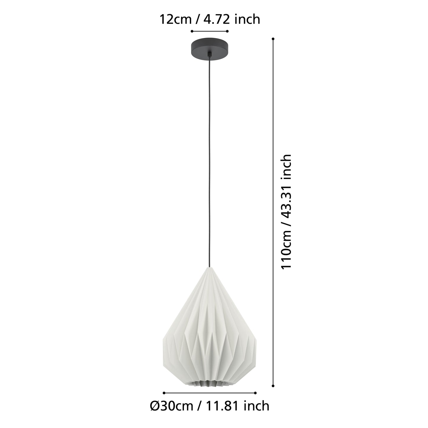 Minting Small White Pendant Ceiling Light