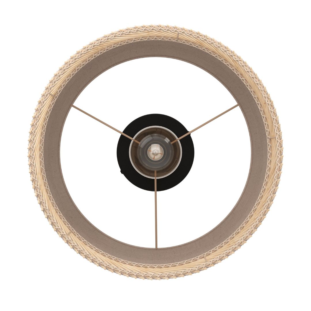 Tabley Natural Bamboo Ceiling Light