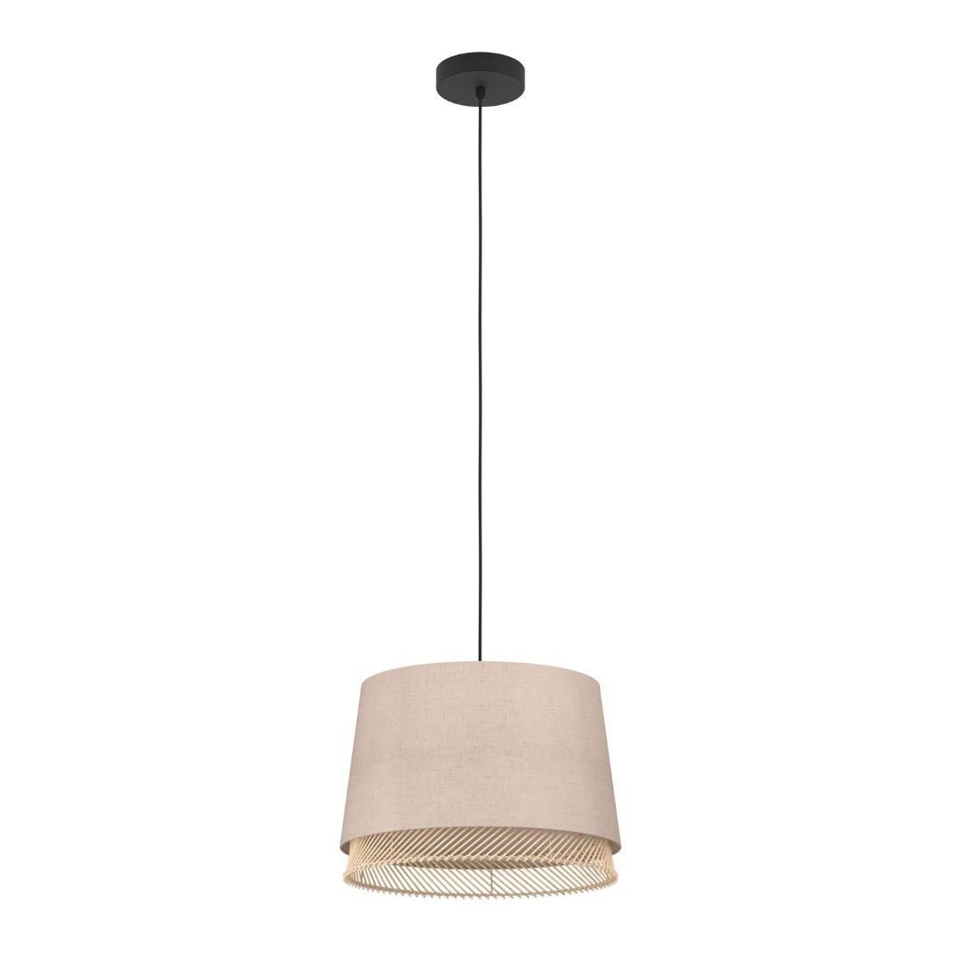 Tabley Natural Bamboo Pendant Ceiling Light