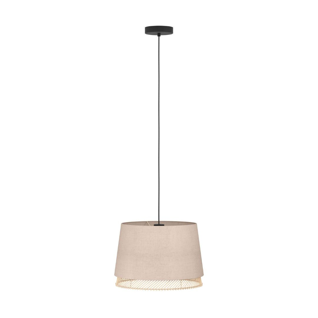 Tabley Natural Bamboo Pendant Ceiling Light