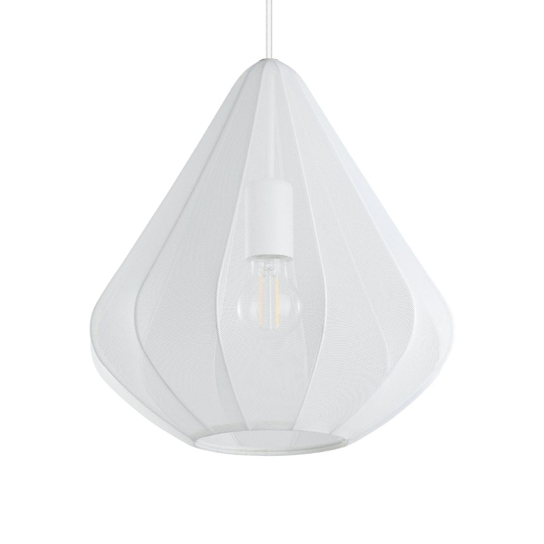 Dolwen White Mesh Pendant Ceiling Light