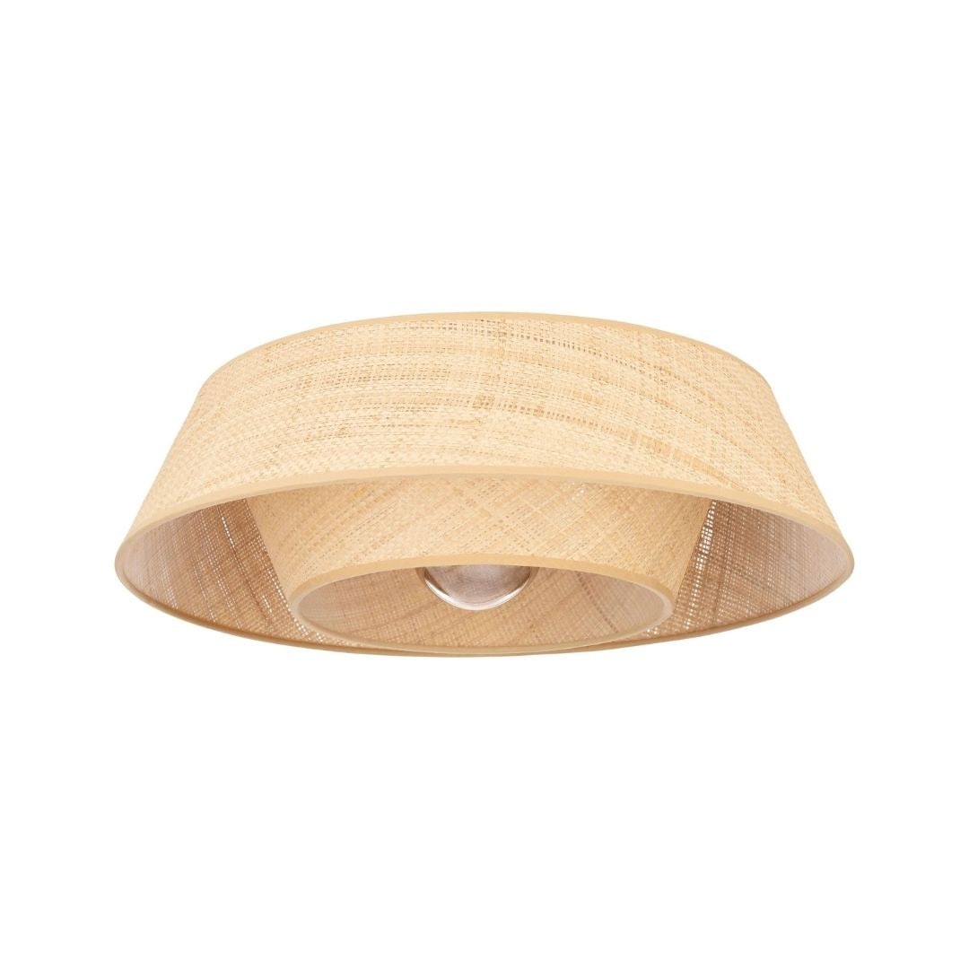 Marford Wooden Flush Ceiling Light