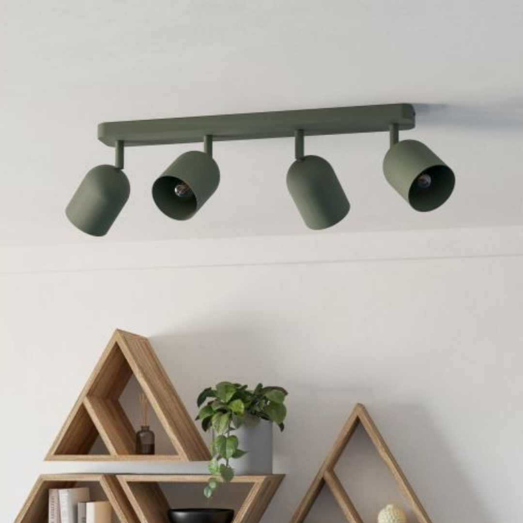 Tilston 4-Light Green Spotlight Bar