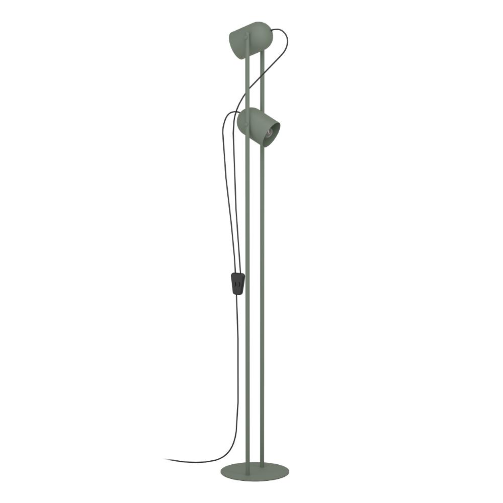 Tilston 2-Light Green Floor Lamp