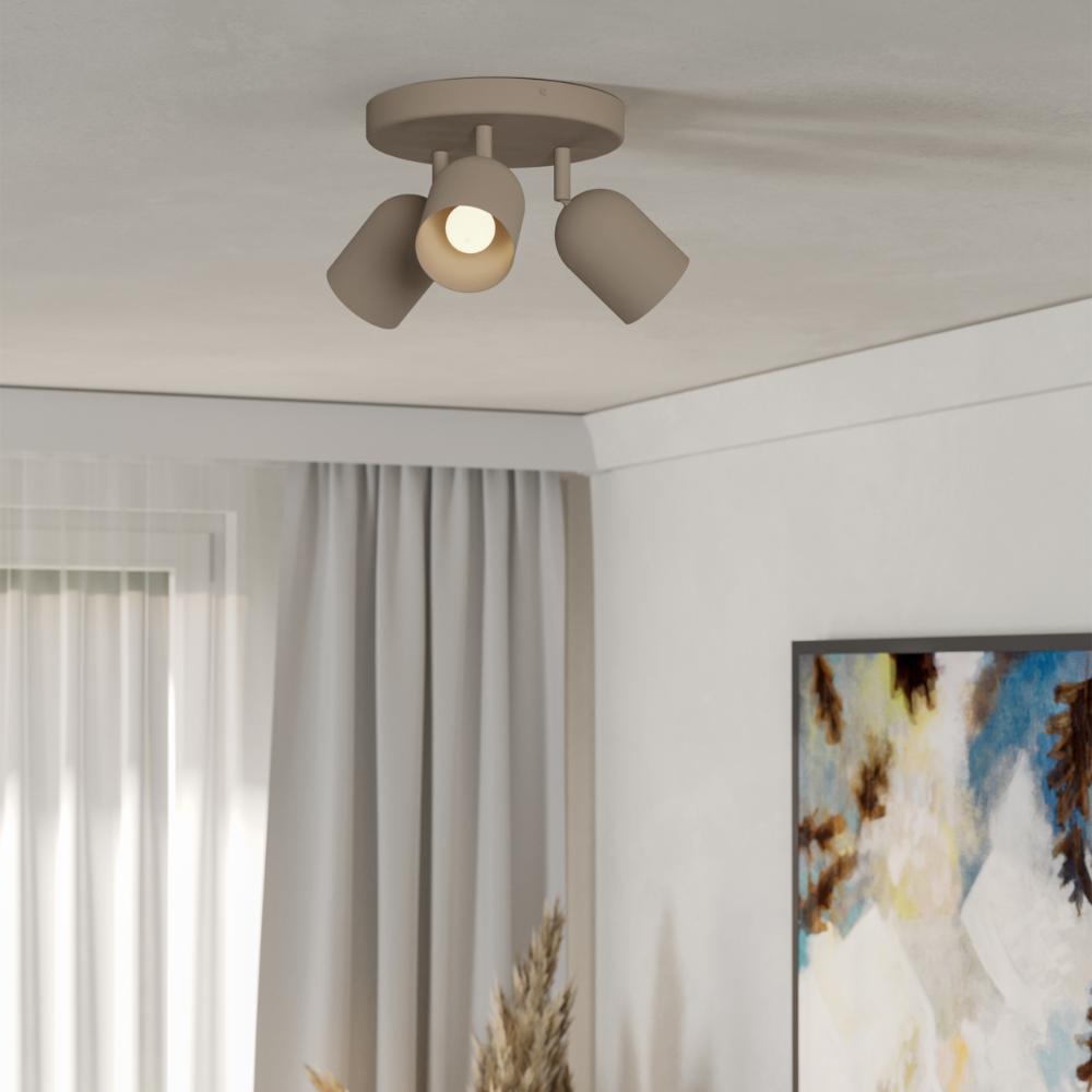 Tilston 3-Light Natural Spot Plate Light