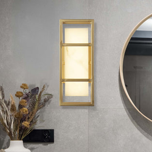Mirage Gold & Marble Effect LED Wall Light