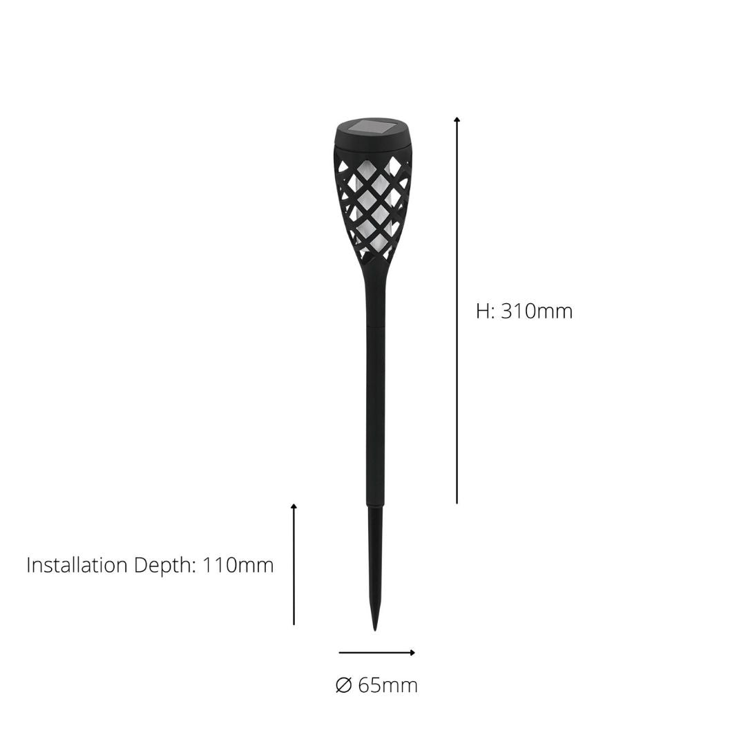 Solar Spikey Net Outdoor Light