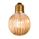 E27/ES LED 10cm Round Amber Décor Lightbulb