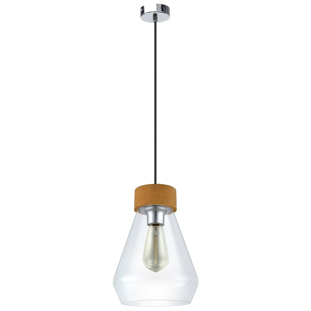 Brixham Pendant Ceiling Light Polished Chrome