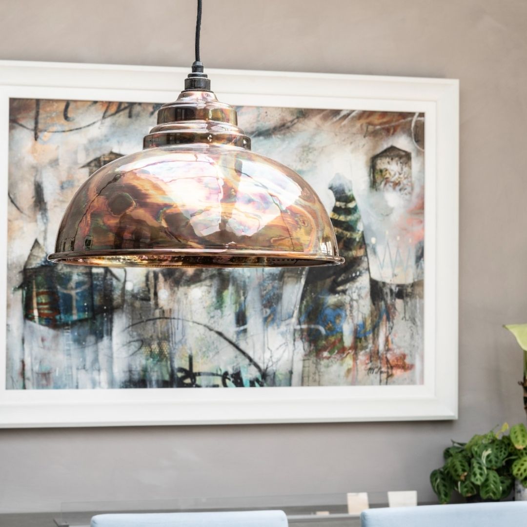 From the Anvil Burnished Harborne Pendant Ceiling Light