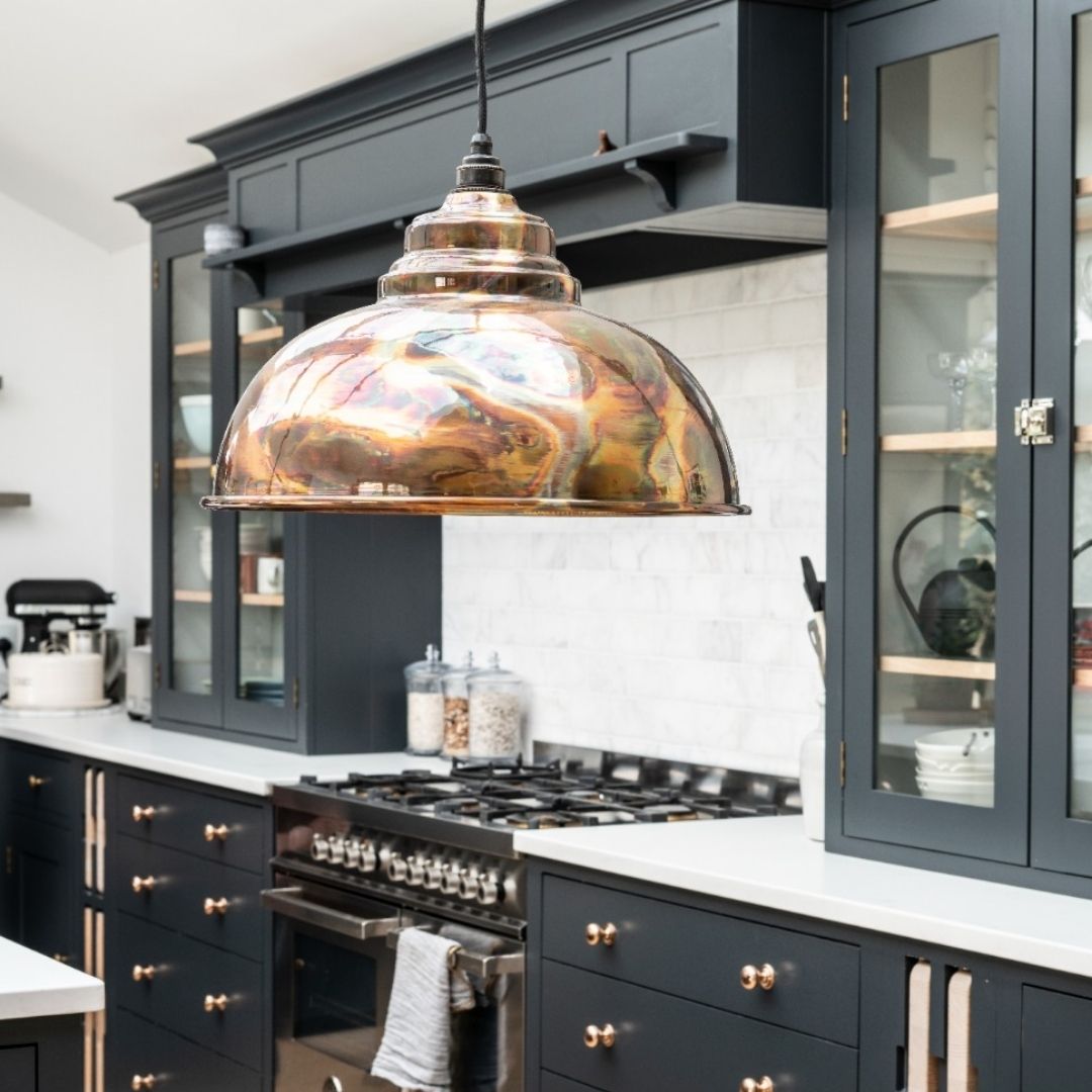 From the Anvil Burnished Harborne Pendant Ceiling Light