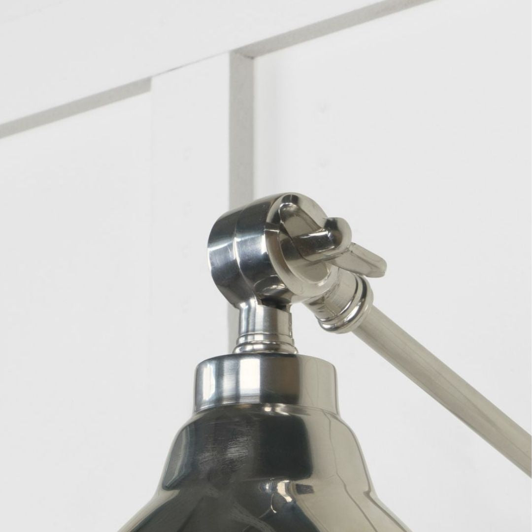 From the Anvil Smooth Nickel Brindley Wall Light