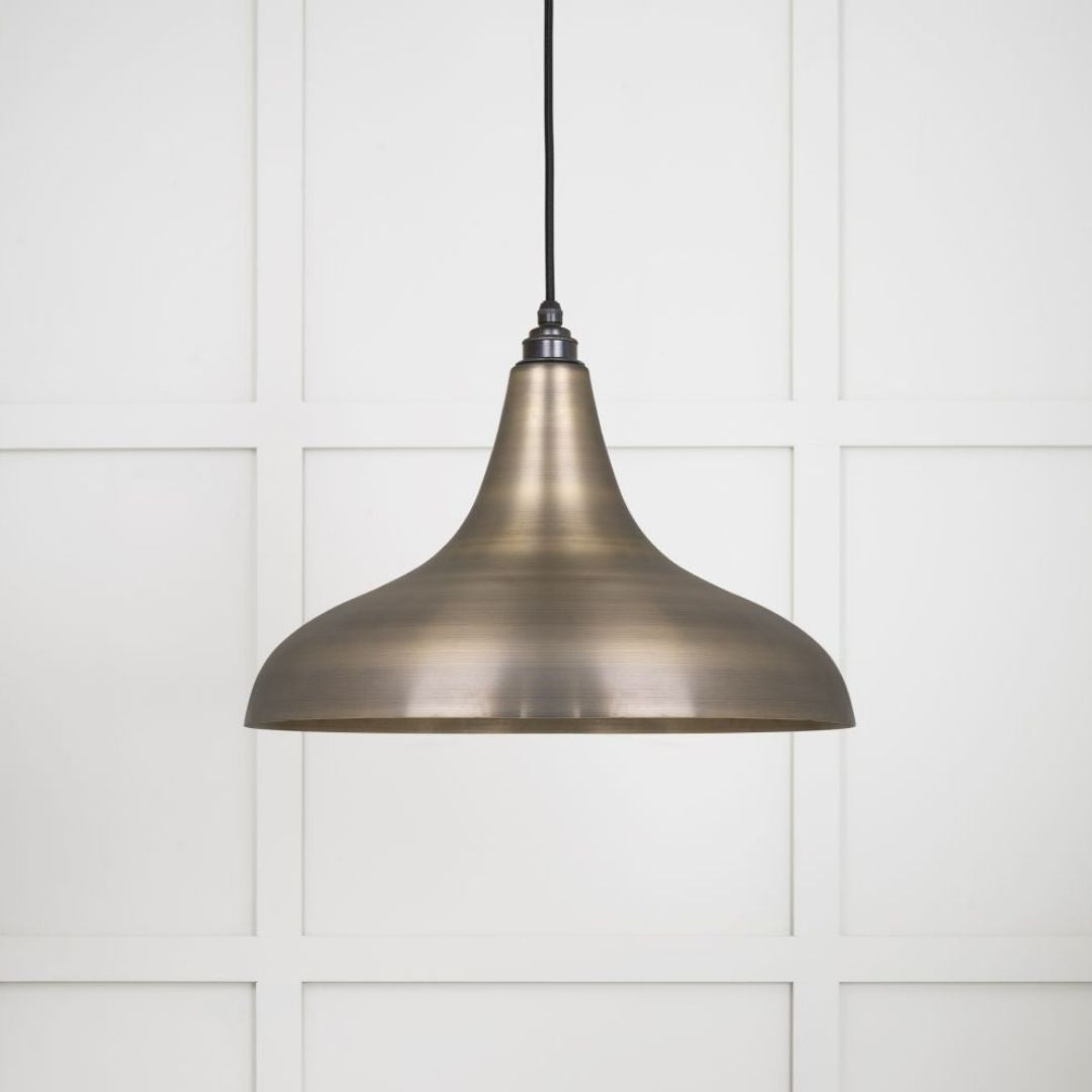 From the Anvil Aged Brass Frankley Pendant Ceiling Light
