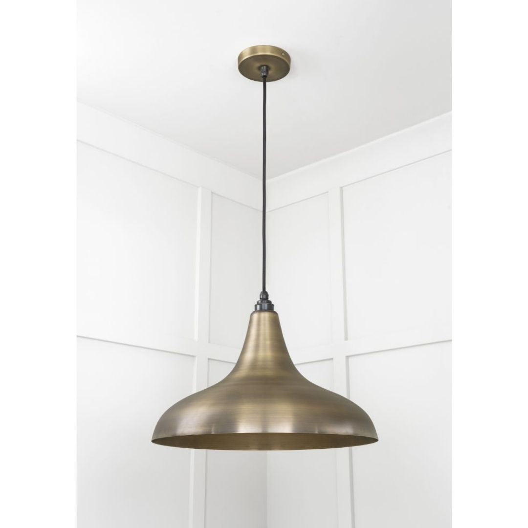 From the Anvil Aged Brass Frankley Pendant Ceiling Light