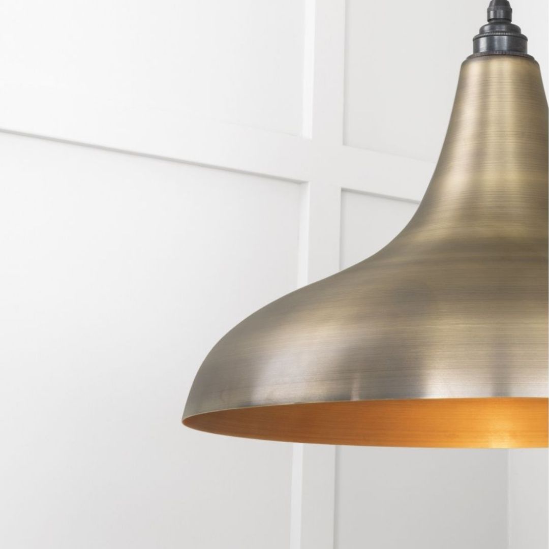 From the Anvil Aged Brass Frankley Pendant Ceiling Light