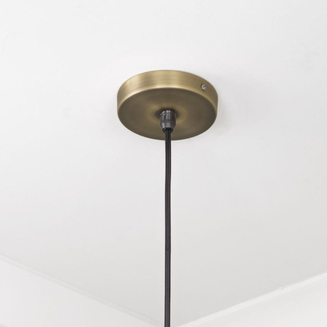 From the Anvil Aged Brass Frankley Pendant Ceiling Light