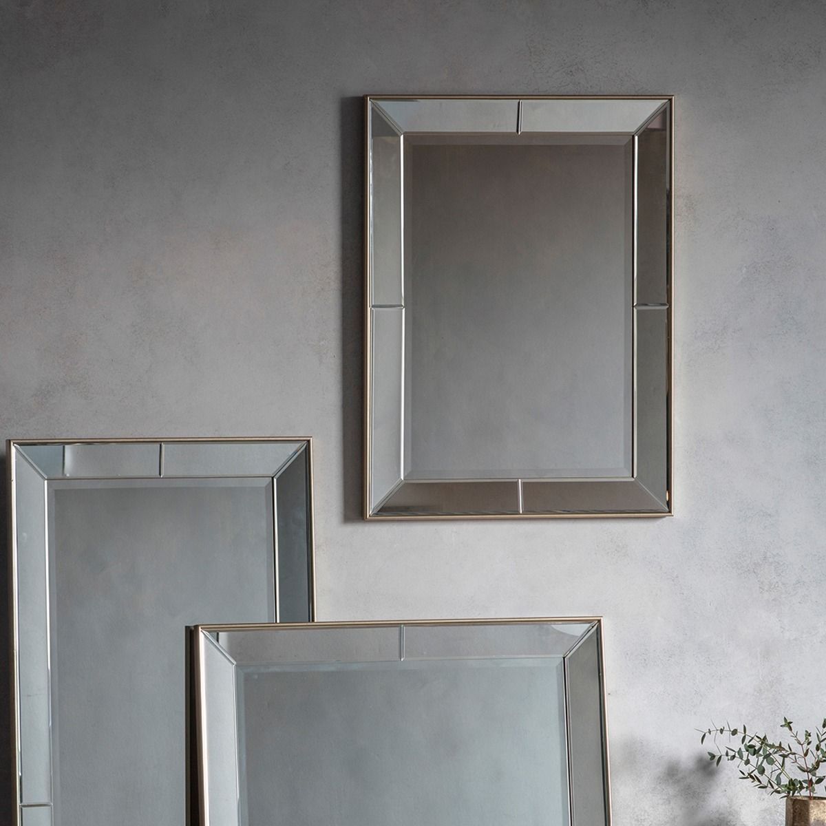 Kinsella 80x60cm Silver Mirror