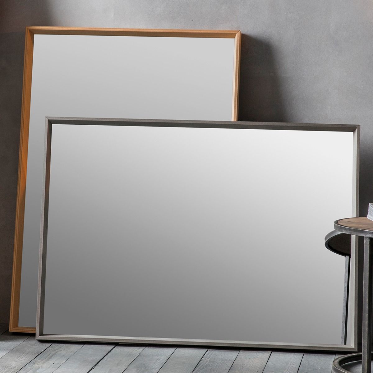 Comet 74x105cm Grey Mirror