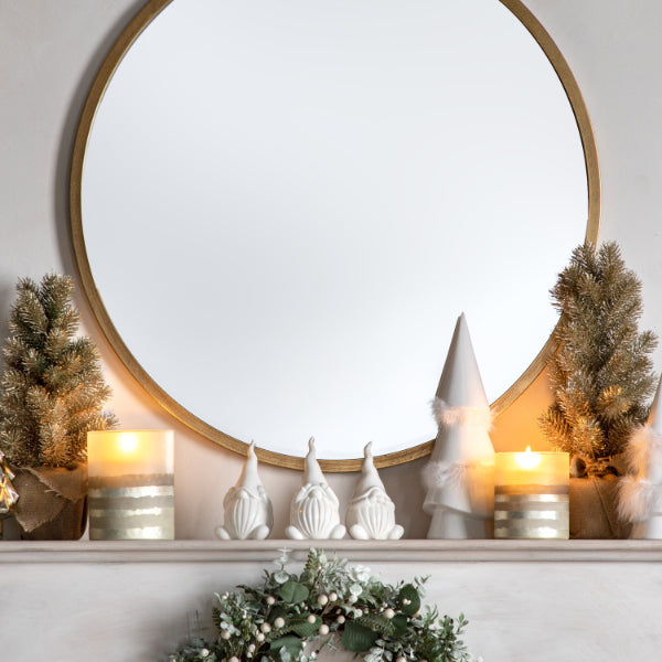 Poll Champagne Smoked Glass Candle Holder
