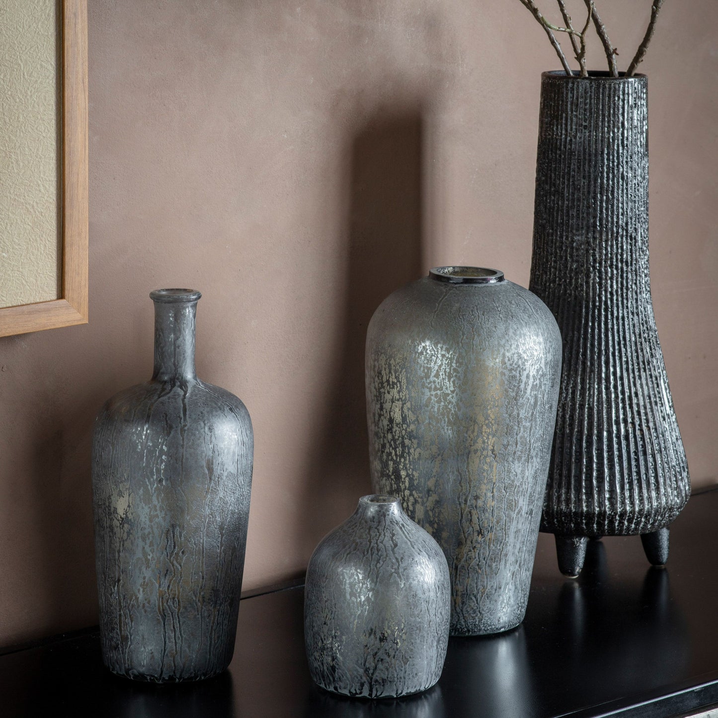 Soloman Small Grey Vase