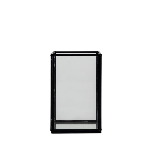 Hadiza Small Black Candle Holder