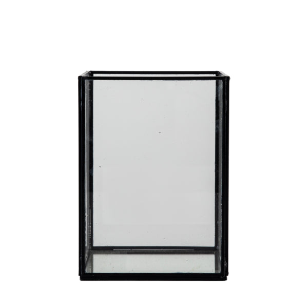HADIZA CANDLE HOLDER BLACK MED