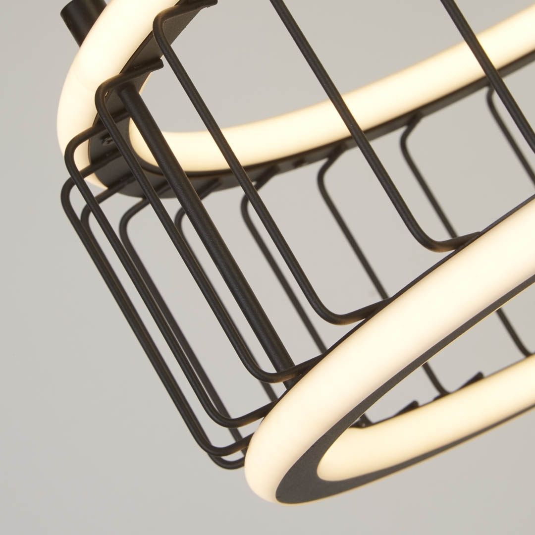 Circolo Black LED Pendant Ceiling Light