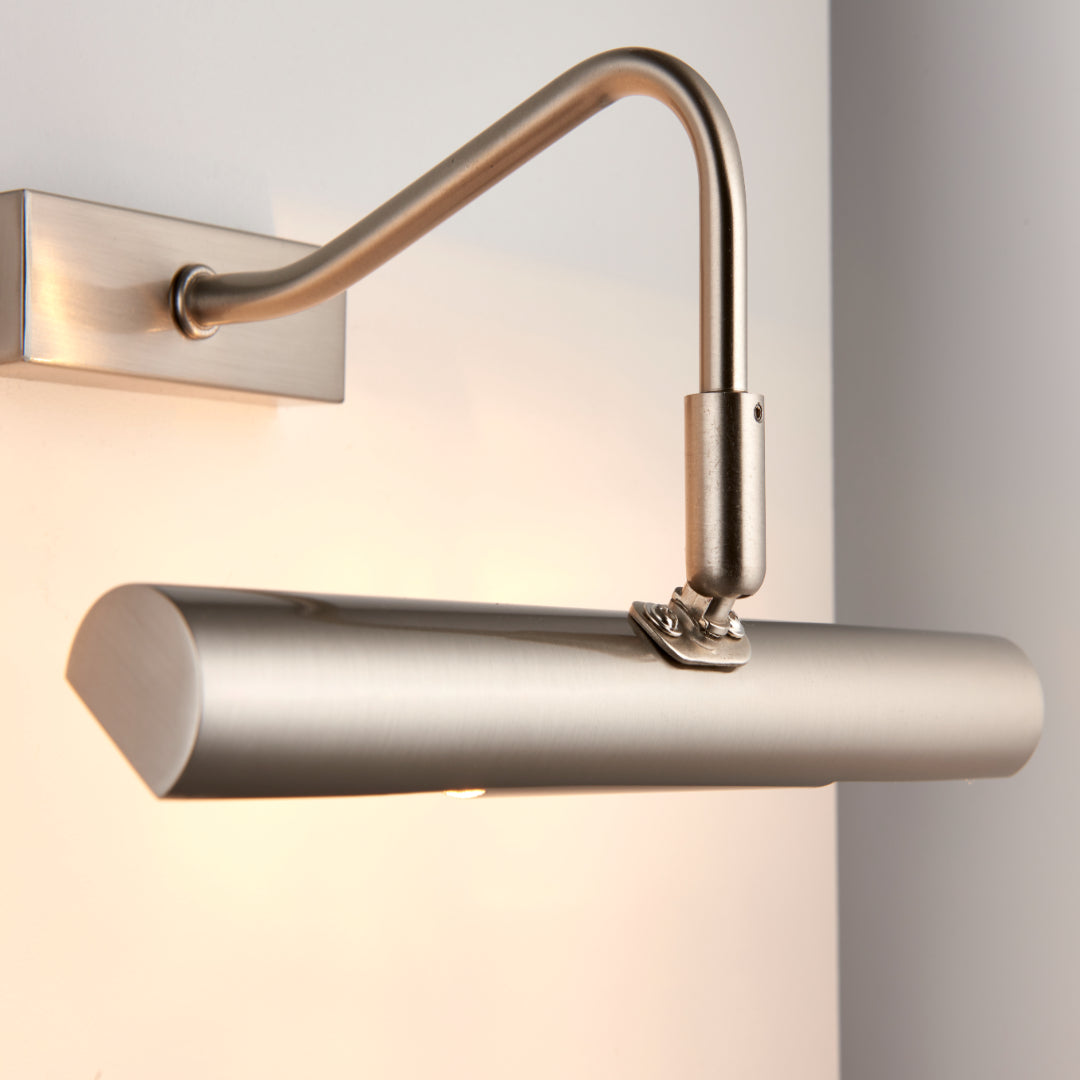 Satin Chrome LED Picture Wall Light