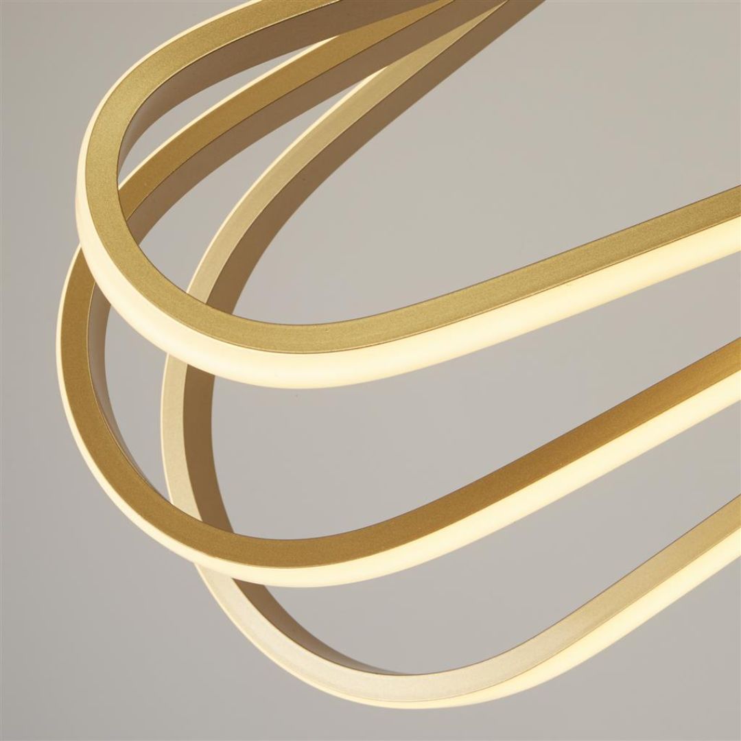 Clip Gold LED Pendant Ceiling Light