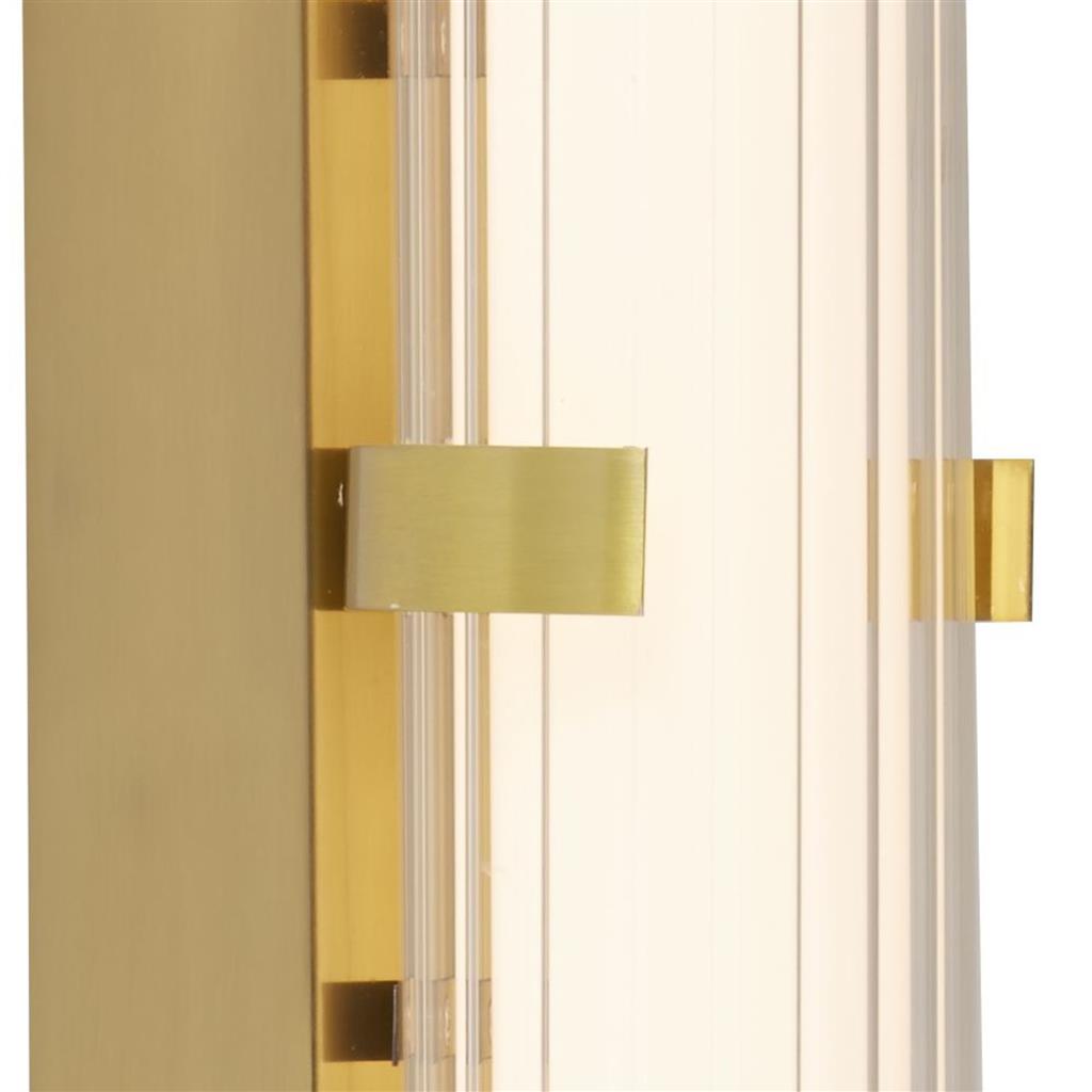Clamp Gold IP44 LED Wall Light Small