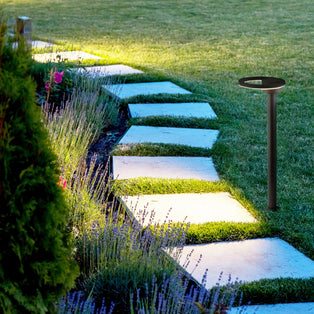 Outdoor Black LED Outdoor Post