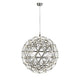 Galaxy Chrome Metal Ball LED Ceiling Pendant