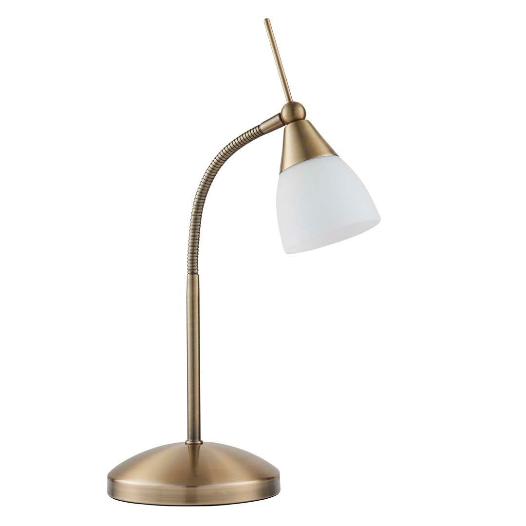 40cm Touch Desk Table Lamp Antique Brass