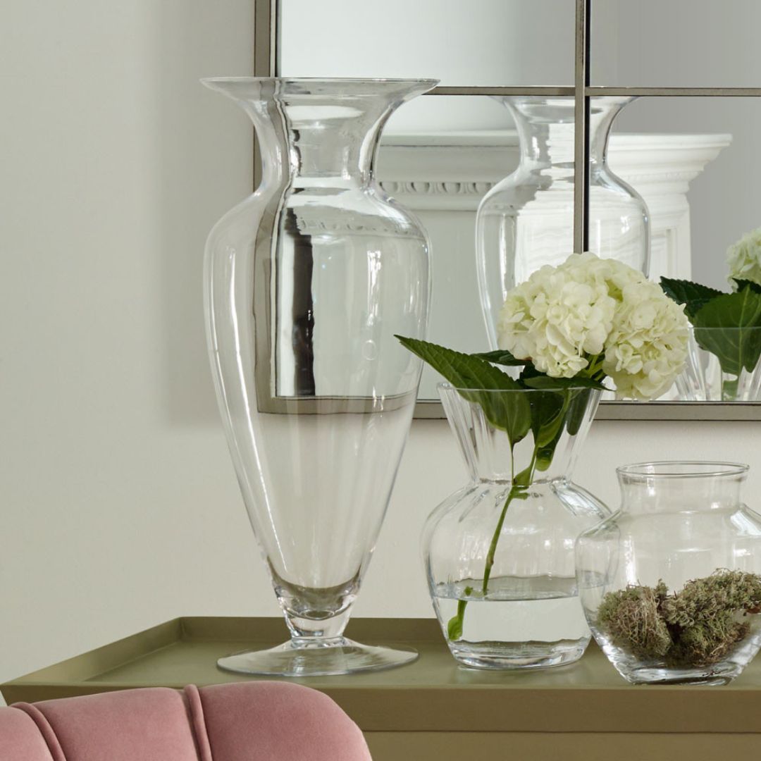 Clear Glass Gipar Vase