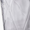 Round Optic Clear Glass Vase Small