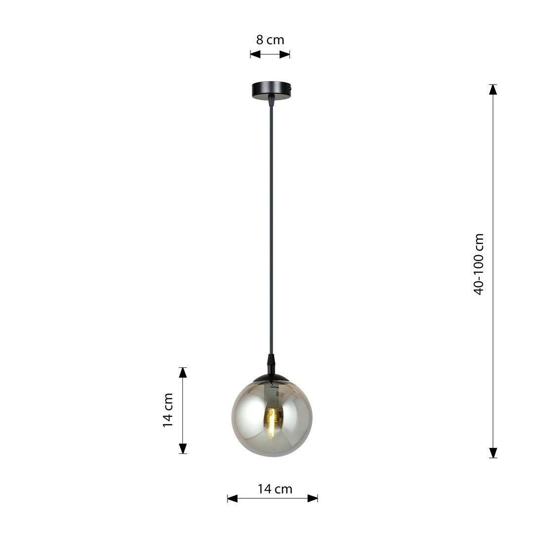 Cosmo Light Pendant Black & Graphite