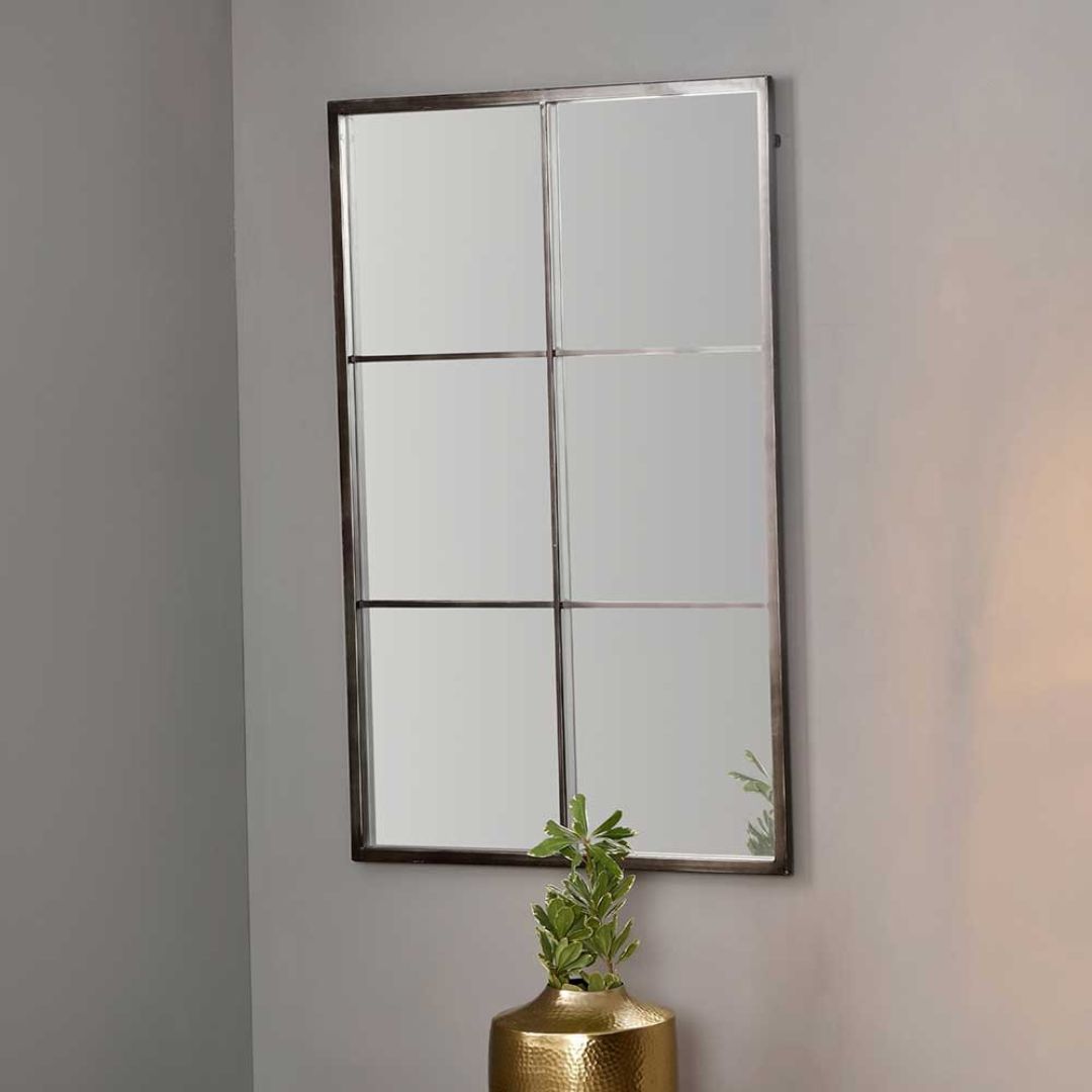 6 Pane Window Mirror