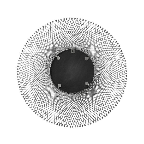 Silver Metal Circular Wall Mirror