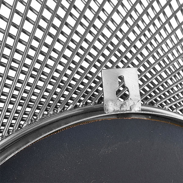Silver Metal Circular Wall Mirror