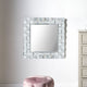 Tiled Square 65cm Silver Mirror