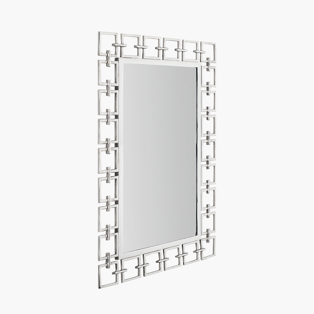 Chain Link Large Rectangle Decorate Mirror