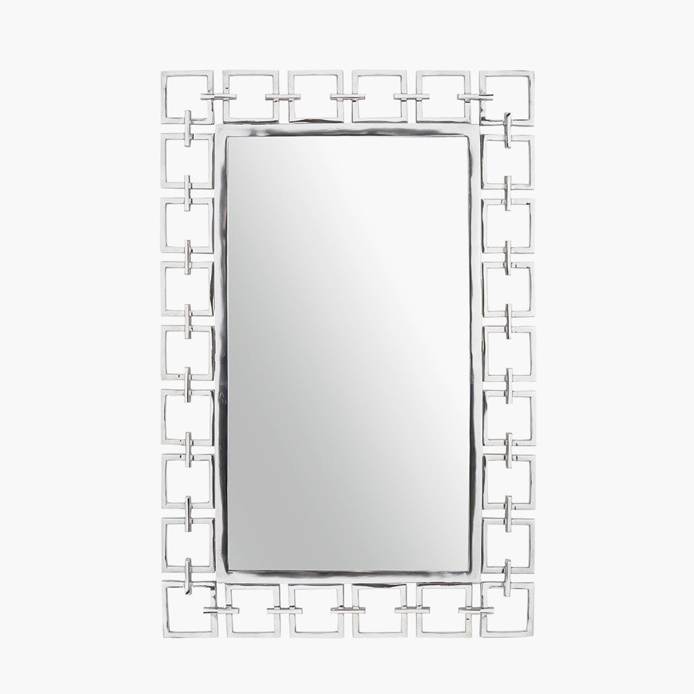 Chain Link Large Rectangle Decorate Mirror