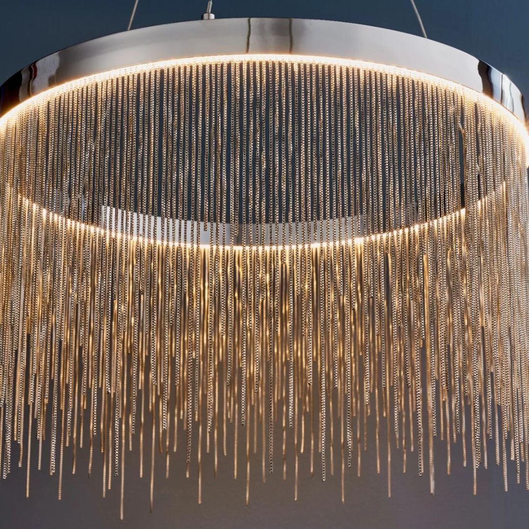 Zelma Polished Chrome LED Ceiling Pendant