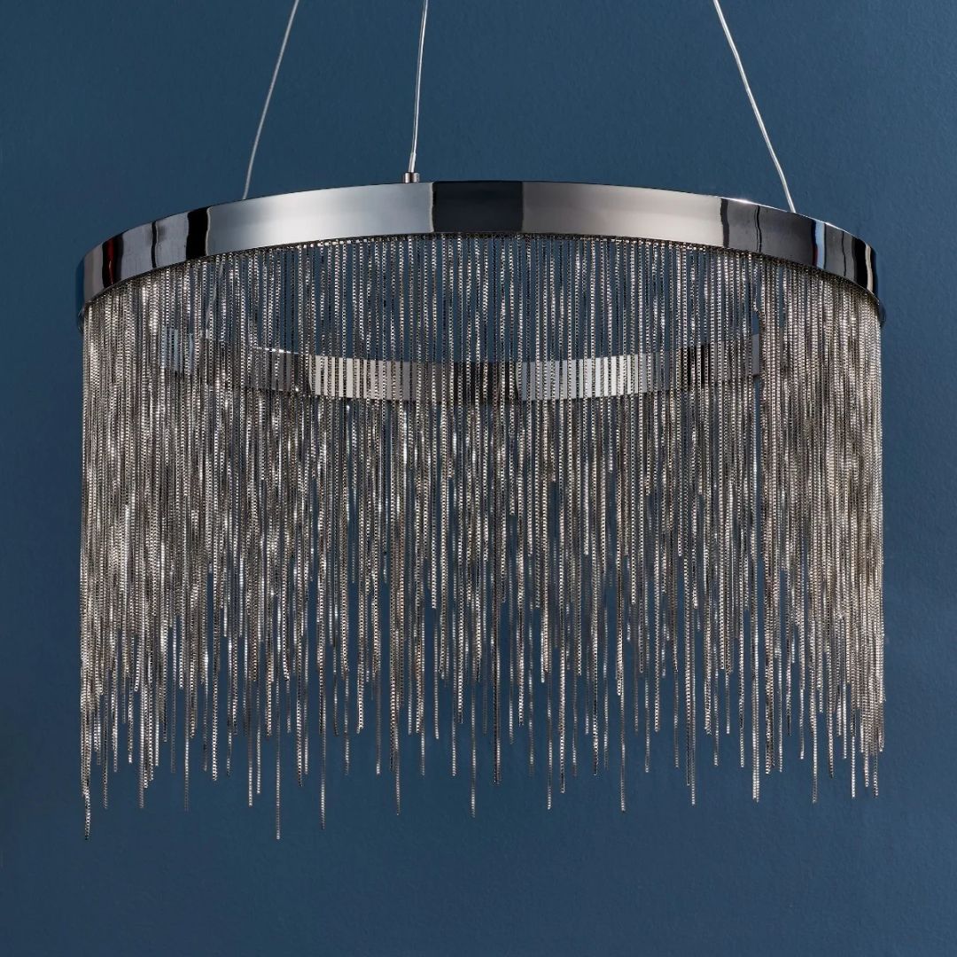 Zelma Polished Chrome LED Ceiling Pendant