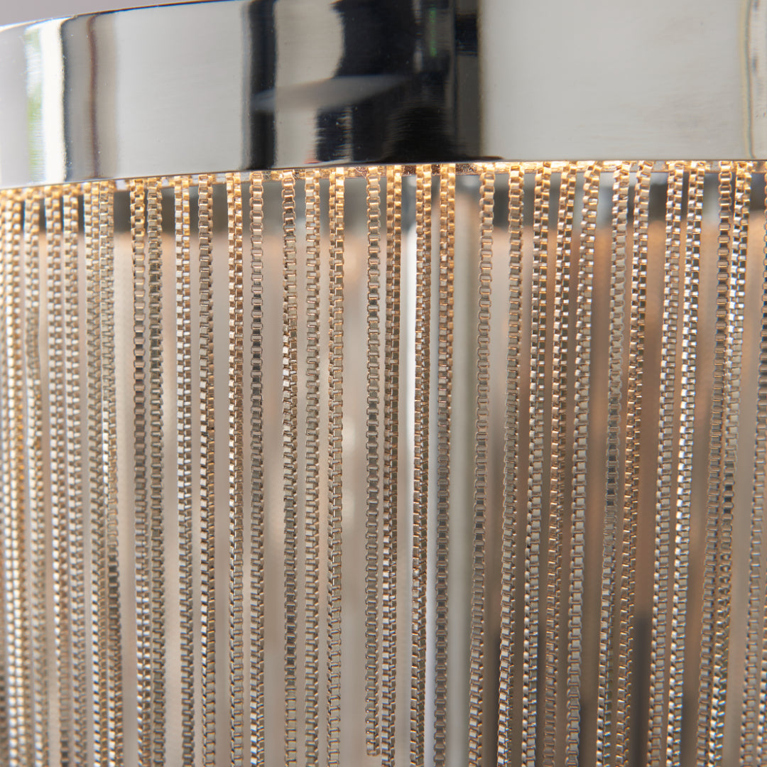 Zelma Polished Chrome LED Table Lamp