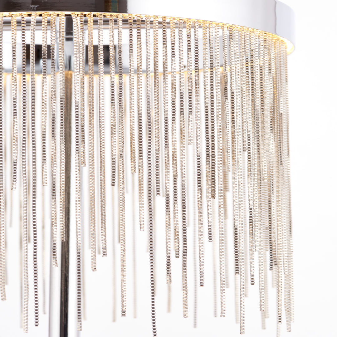 Zelma Polished Chrome LED Table Lamp