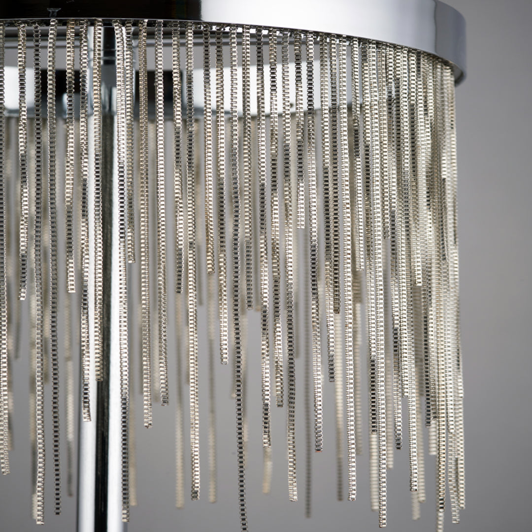 Zelma Polished Chrome LED Table Lamp