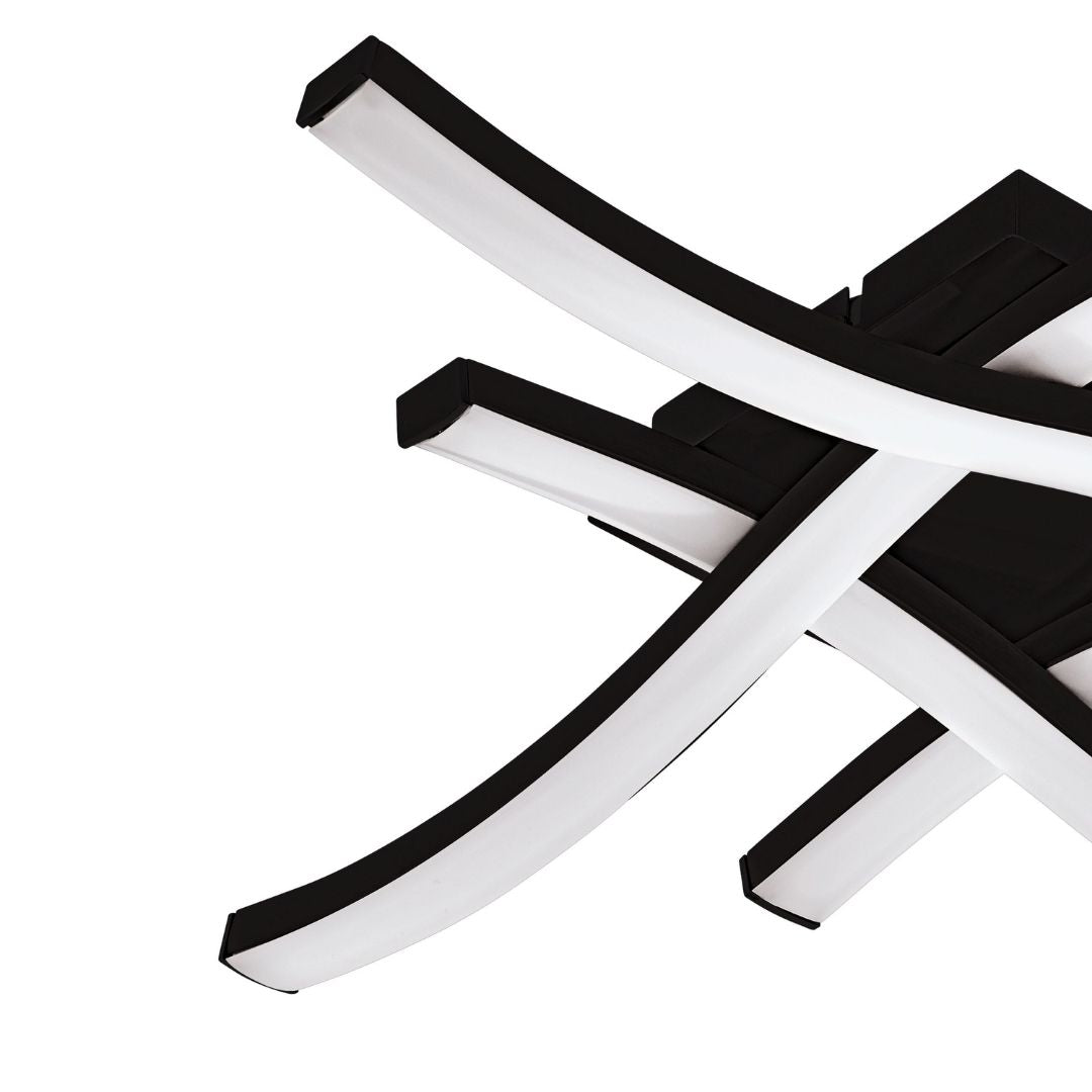 Cabezas Black Flush LED Ceiling Light
