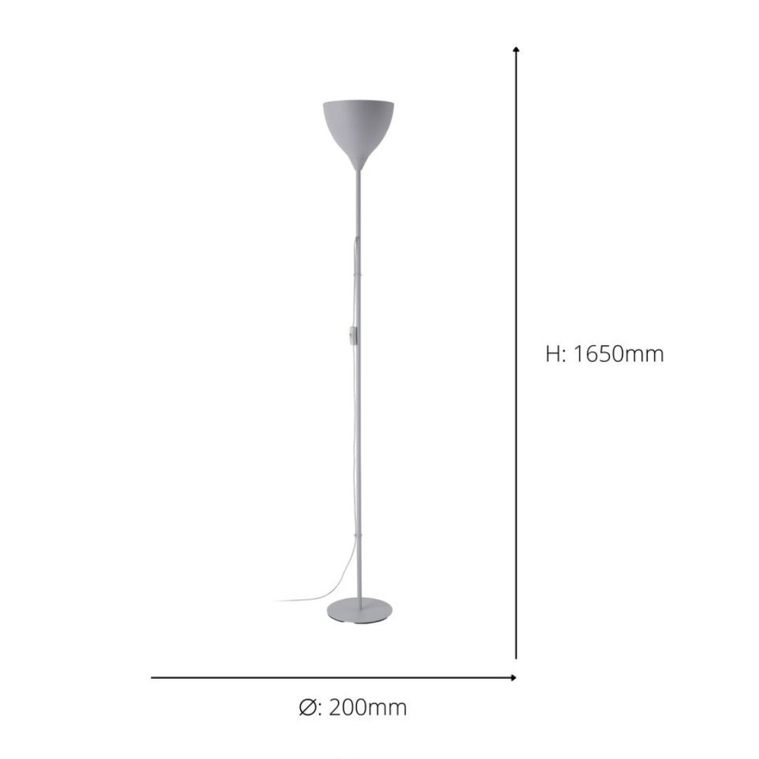 Vilastrosi Silver Floor Lamp