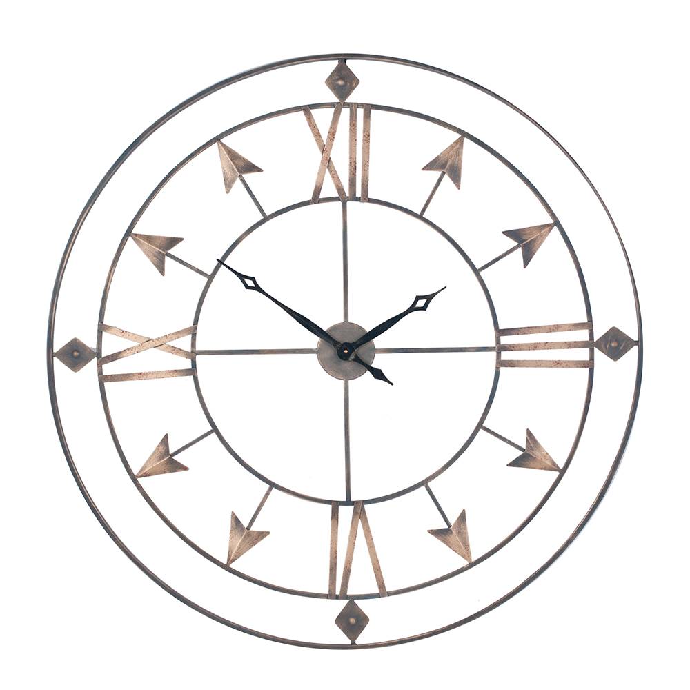 Round Wall Clock Grey